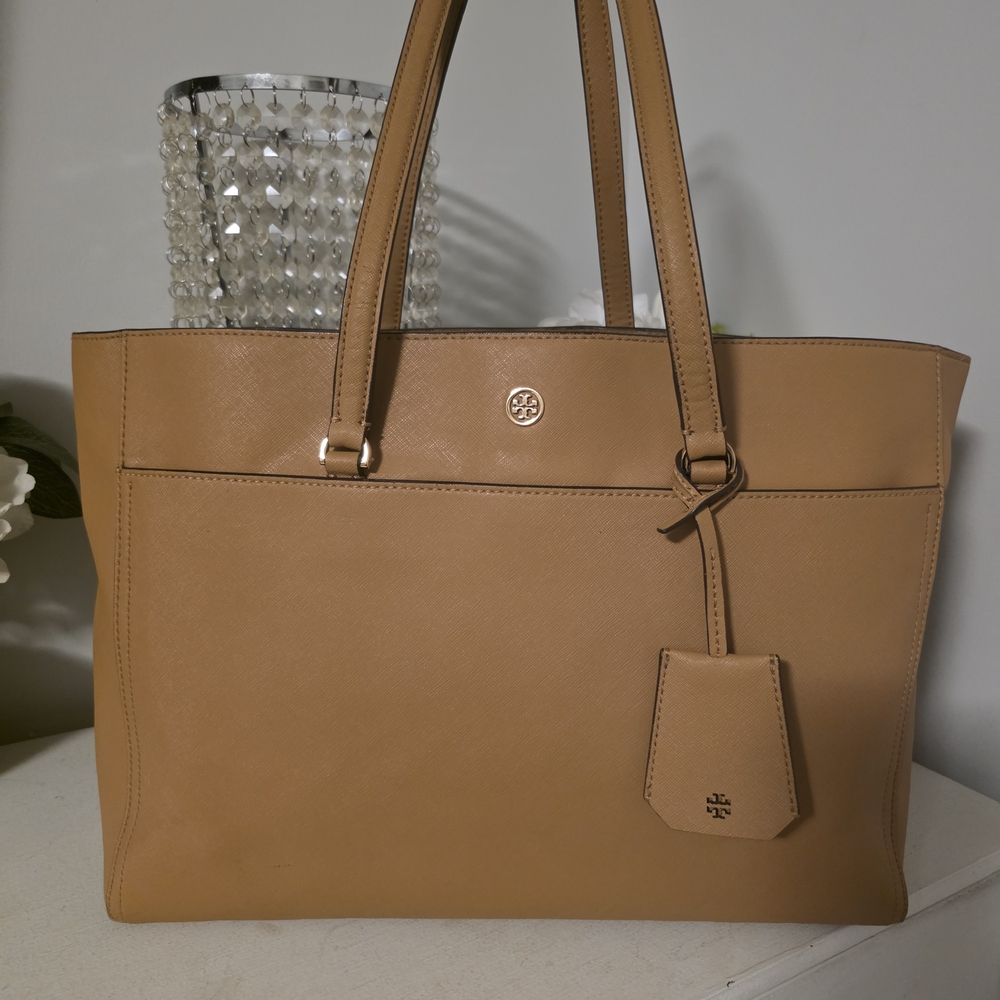Tory Burch Tan Leather Tote
